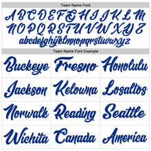 Laden Sie das Bild in den Galerie-Viewer, Custom White Royal Authentic Baseball Jersey