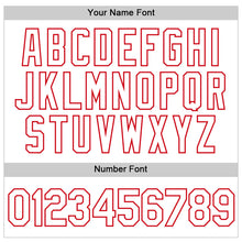 Laden Sie das Bild in den Galerie-Viewer, Custom White White-Red Authentic Baseball Jersey