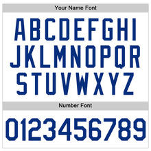 Charger l'image dans la galerie, Custom White Royal Pinstripe Royal-White Authentic Baseball Jersey