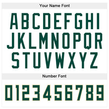 Загрузить изображение в средство просмотра галереи, Custom Stitched White Hunter Green-Cream Sports Pullover Sweatshirt Hoodie