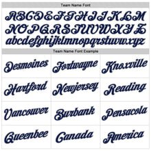 Загрузить изображение в средство просмотра галереи, Custom Stitched White Blue-Navy Sports Pullover Sweatshirt Hoodie