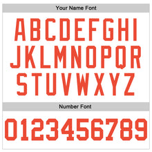 Load image into Gallery viewer, Custom White Orange-Royal Authentic Throwback Basketball Jersey