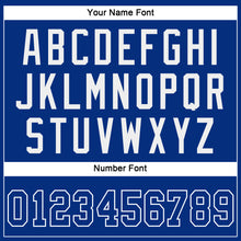 Загрузить изображение в средство просмотра галереи, Custom White Royal 3D Pattern Design Multicolor Authentic Baseball Jersey