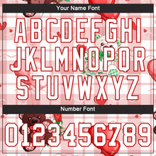 Load image into Gallery viewer, Custom White White-Red 3D Pattern Design Teddy Bears Authentic Baseball Jersey