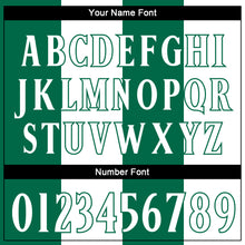 Laden Sie das Bild in den Galerie-Viewer, Custom White White-Kelly Green 3D Pattern Design Coconut Trees Authentic Baseball Jersey