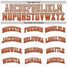 Laden Sie das Bild in den Galerie-Viewer, Custom White Orange-Black Authentic Drift Fashion Baseball Jersey