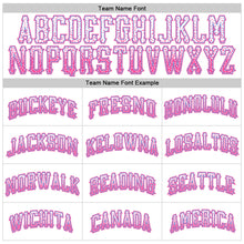 Laden Sie das Bild in den Galerie-Viewer, Custom White Pink-Light Blue Authentic Drift Fashion Baseball Jersey