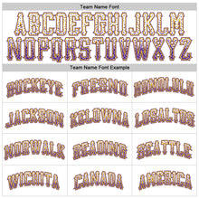Laden Sie das Bild in den Galerie-Viewer, Custom White Purple-Gold Authentic Drift Fashion Baseball Jersey