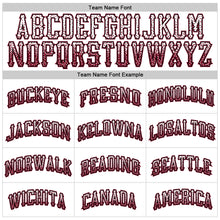 Laden Sie das Bild in den Galerie-Viewer, Custom White Crimson-Black Authentic Drift Fashion Baseball Jersey