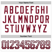 Laden Sie das Bild in den Galerie-Viewer, Custom White Crimson-Black Authentic Drift Fashion Baseball Jersey