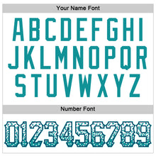 Laden Sie das Bild in den Galerie-Viewer, Custom White Teal-Navy Authentic Drift Fashion Baseball Jersey