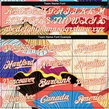 Laden Sie das Bild in den Galerie-Viewer, Custom White White-Orange 3D Pattern Design Flowers Authentic Baseball Jersey