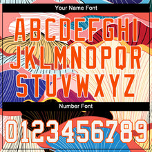 Laden Sie das Bild in den Galerie-Viewer, Custom White White-Orange 3D Pattern Design Flowers Authentic Baseball Jersey