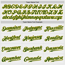 Laden Sie das Bild in den Galerie-Viewer, Custom White Green-Gold Authentic Baseball Jersey
