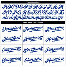 Laden Sie das Bild in den Galerie-Viewer, Custom White Royal-Red Authentic Baseball Jersey