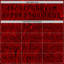 Загрузить изображение в средство просмотра галереи, Custom Red Black-White 3D Halloween Pumpkin Party Costume Ideas Sports Pullover Sweatshirt Hoodie
