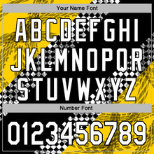 Загрузить изображение в средство просмотра галереи, Custom Black White-Yellow 3D Pattern Design Formula Auto Car Racing Motorsport Sports Pullover Sweatshirt Hoodie
