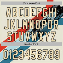 Загрузить изображение в средство просмотра галереи, Custom Cream Red Blue-Black 3D Pattern Design Formula Auto Car Racing Motorsport Sports Pullover Sweatshirt Hoodie
