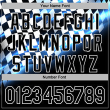 Загрузить изображение в средство просмотра галереи, Custom Black Blue-White 3D Pattern Design Formula Auto Car Racing Motorsport Sports Pullover Sweatshirt Hoodie
