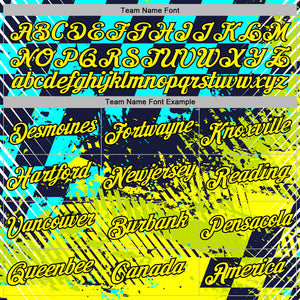 Custom Blue Light Yellow-Black 3D Pattern Design Formula Auto Car Racing Motorsport Sports Pullover Sweatshirt Hoodie