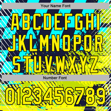 Load image into Gallery viewer, Custom Blue Light Yellow-Black 3D Pattern Design Formula Auto Car Racing Motorsport Sports Pullover Sweatshirt Hoodie
