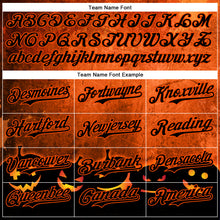 Загрузить изображение в средство просмотра галереи, Custom Orange Black 3D Halloween Pumpkin Party Costume Ideas Authentic Baseball Jersey
