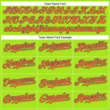 Load image into Gallery viewer, Custom Neon Green Bay Orange-Purple 3D Halloween Spider Net Party Costume Ideas Authentic Baseball Jersey
