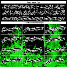 Загрузить изображение в средство просмотра галереи, Custom Stitched Black Green-White 3D Pattern Design Flame Sports Pullover Sweatshirt Hoodie
