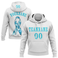 Load image into Gallery viewer, Custom White Lakes Blue 3D Prostate Cancer World Cancer Day Ribbon Support Sports Pullover Sweatshirt Hoodie
