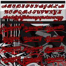 Load image into Gallery viewer, Custom Stitched Black Red Gray-White 3D Graffiti Splash Street Art Sports Pullover Sweatshirt Hoodie
