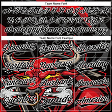 Load image into Gallery viewer, Custom Stitched Black Gray Red-White 3D Pattern Design Animal Bull Sports Pullover Sweatshirt Hoodie
