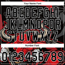 Load image into Gallery viewer, Custom Stitched Black Gray Red-White 3D Pattern Design Animal Bull Sports Pullover Sweatshirt Hoodie
