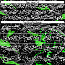 Load image into Gallery viewer, Custom Stitched Black Gray Green-White 3D Pattern Design Animal Snake Sports Pullover Sweatshirt Hoodie
