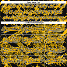 Load image into Gallery viewer, Custom Stitched Black Gold-White 3D Pattern Design Animal Eagle Sports Pullover Sweatshirt Hoodie
