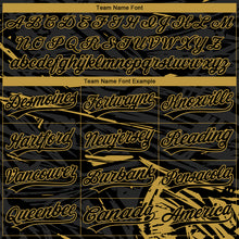 Load image into Gallery viewer, Custom Stitched Black Gray-Old Gold 3D Pattern Design Animal Lion Sports Pullover Sweatshirt Hoodie
