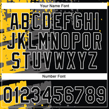 Загрузить изображение в средство просмотра галереи, Custom Stitched Black Yellow Gray-White 3D Pattern Design Splash Sports Pullover Sweatshirt Hoodie
