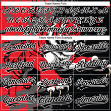 Load image into Gallery viewer, Custom Stitched Black Red Gray-White 3D Pattern Design Animal Tiger Sports Pullover Sweatshirt Hoodie
