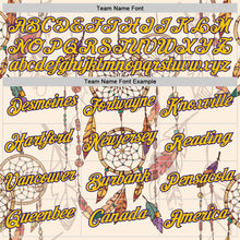 Load image into Gallery viewer, Custom City Cream Yellow-Dark Purple 3D Pattern Design Dreamcatcher Tribal Sportswear Pullover Sweatshirt Hoodie
