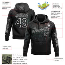 Загрузить изображение в средство просмотра галереи, Custom Black White 3D Pattern Design Ethnic Tribal Sportswear Pullover Sweatshirt Hoodie
