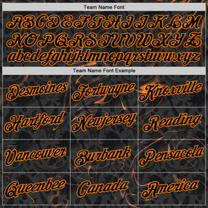 Custom Black Bay Orange 3D Pattern Design Ethnic Tribal Sportswear Pullover Sweatshirt Hoodie