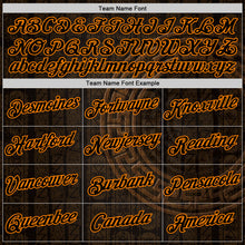 Загрузить изображение в средство просмотра галереи, Custom Black Bay Orange 3D Pattern Design Ethnic Tribal Sportswear Pullover Sweatshirt Hoodie
