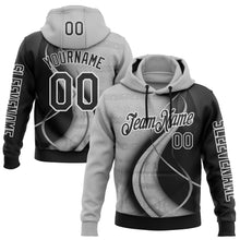 Загрузить изображение в средство просмотра галереи, Custom Black Gray-White 3D Pattern Design Ethnic Tribal Sportswear Pullover Sweatshirt Hoodie
