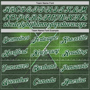 Custom Green White 3D Pattern Design Ethnic Tribal Sportswear Pullover Sweatshirt Hoodie
