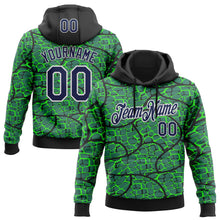 Charger l&#39;image dans la galerie, Custom Stitched Green Navy Black-White 3D Pattern Design Crocodile Skin Print Sportswear Pullover Sweatshirt Hoodie
