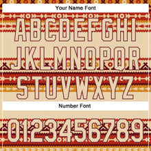 Laden Sie das Bild in den Galerie-Viewer, Custom City Cream Burgundy 3D Pattern Design Western Cowboy Tribal Ethnic Sports Pullover Sweatshirt Hoodie
