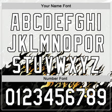 Load image into Gallery viewer, Custom White Black 3D Abstract Flame Sports Pullover Sweatshirt Hoodie
