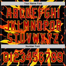 Загрузить изображение в средство просмотра галереи, Custom Black Red-Yellow 3D Abstract Flame Sports Pullover Sweatshirt Hoodie
