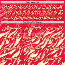 Загрузить изображение в средство просмотра галереи, Custom Red City Cream 3D Abstract Flame Sports Pullover Sweatshirt Hoodie
