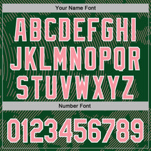 Charger l'image dans la galerie, Custom Stitched Green Medium Pink-White 3D Pattern Design Curve Lines Sports Pullover Sweatshirt Hoodie
