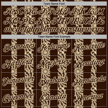 Загрузить изображение в средство просмотра галереи, Custom Stitched Brown Cream 3D Pattern Design Abstract Shape Sports Pullover Sweatshirt Hoodie
